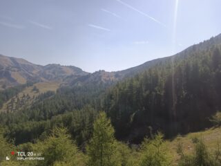 L'ultimo tratto di salita verso il col des Champs.