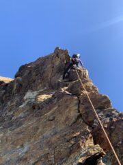 Tommaso sul secondo tiro del salto del Dragone