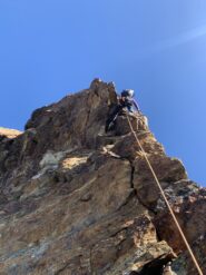 Tommaso sul secondo tiro del salto del Dragone