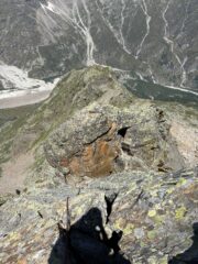 Parte gradinata sullo strapiombo