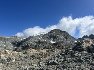 Il paretone da arrampicare