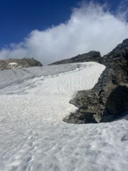 Il residuo ghiacciaio da percorrere...