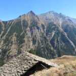 da Orvieille vista verso Becca Planaz, P.ta Vallettaz e M. Favret