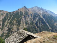 da Orvieille vista verso Becca Planaz, P.ta Vallettaz e M. Favret