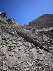 Discesa nel tratto centrale del canale principale