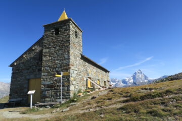 il Santuario con vista sul Cervino