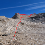 a grandi il percorso dalla rocce dopo il lago