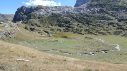 Lago Biecai, praticamente Asciutto
