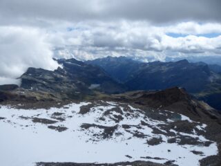Panorama dal Rifugio quando il cielo si è aperto.