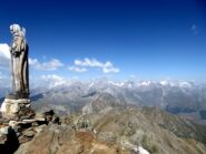 In vetta, con il Bianco sullo sfondo.