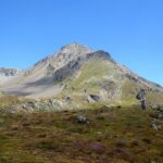 Il Mont Fallere da sotto il Lac Mort.