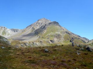 Il Mont Fallere da sotto il Lac Mort.