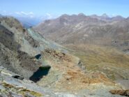 Dalla cima verso il Vallone dell'Urtier.