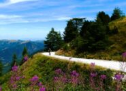 In uscita sulla dorsale presso il M. Ciarm