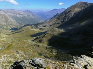Il laghetto sul versante svizzero da noi raggiunto