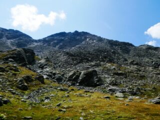 La tete de Barasson con i due colli ai lati della cima
