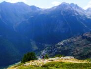 Verso la chiusura dell'anello, con St. Rhémy laggiù in basso