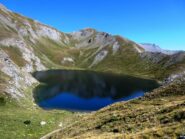 Il lago del Grand Laus salendo verso il Mezan