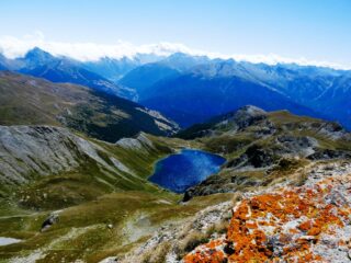 Dalla crestina verso il Col du Petit Malrif, sguardo verso il Grand Laus
