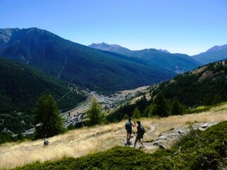 Al rientro, poco sopra Aiguilles