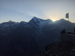 Tramonto dalla Domhutte