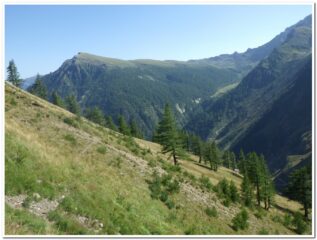 Il Monte Teggiolo visto in discesa 