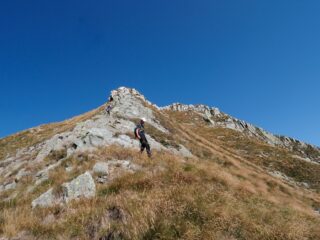 Scendendo dalla cresta Sud