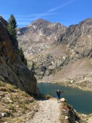 lasciando il Lago di Valscura