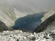 Lago nero dal passo.