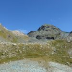 La vetta dalla valle di St. Marcel.