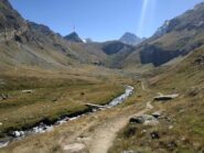 Comincia lo spettacolo, il Vallone di Levionaz, già vale la gita.