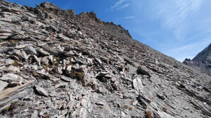 parte finale su detriti