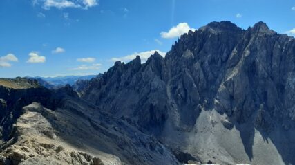 L'Oronaye dalla cima sud dell'Auto Vallonasso