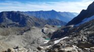Lago dell'Agnello e Rocciamelone all'orizzonte
