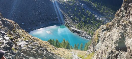 Lago Blu dall'attacco