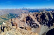 dalla cima ,vista verso il Monviso