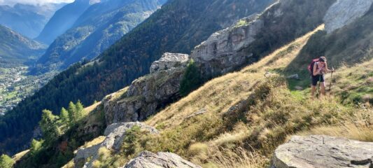 Sul traverso...si vede l'alpe Valnera inf. li sotto