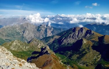 dalla cima vista a nord