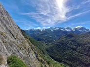 Panorama dalla parte alta della via