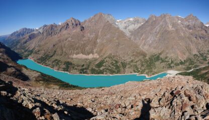Vista diga dal punto panoramico