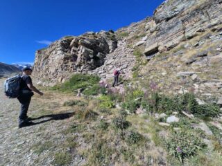 canalino di rocce rotte