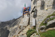 L’arrivo al rifugio