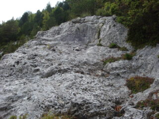 la rampa rocciosa