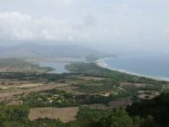 Panorama su Feraxi scendendo da Monte Ferru