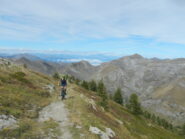 dopo la risalita del versante nord della Cima del Vescovo