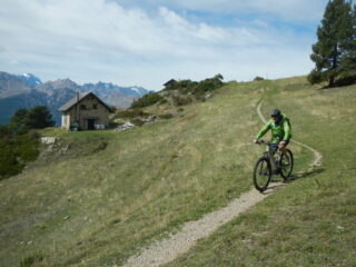 sul bel sentiero che passa per Pied Sec 1930 m.