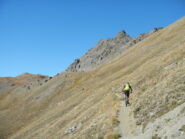 sul sentiero verso il Passo d'Invergneux