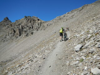 in vista del Passo...si spinge 