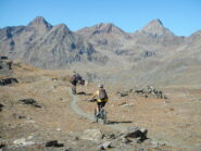 inizio della discesa nel Vallon de Grauson