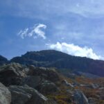 La Punta Golai dai pressi dei Laghi Verdi